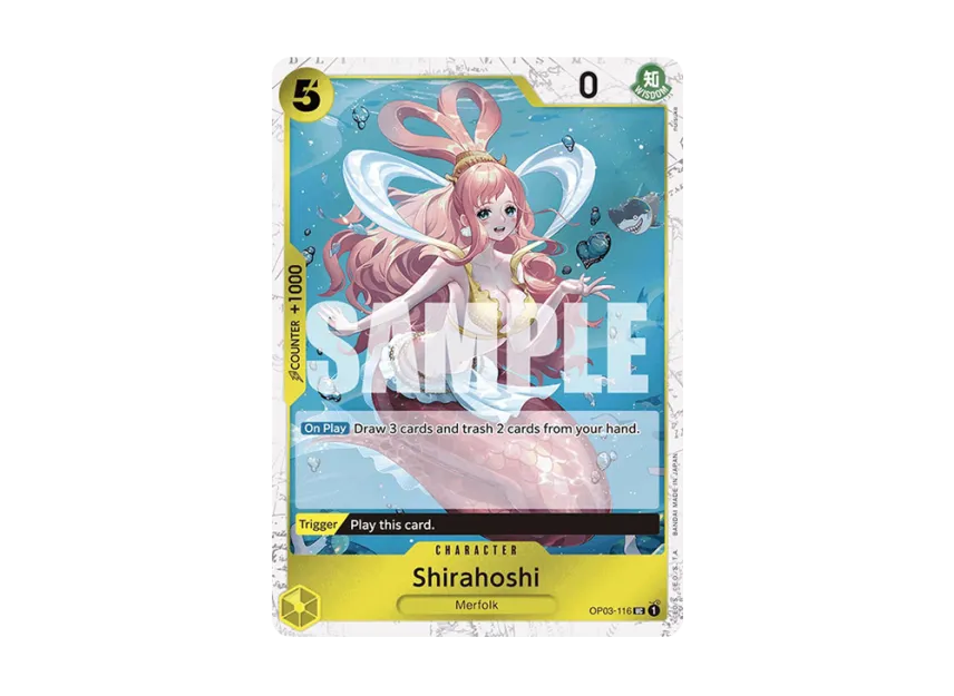 Shirahoshi UC : Pirate Flag Foil [OP03-116] [EN] (Premium Booster "ONE PIECE CARD THE BEST")