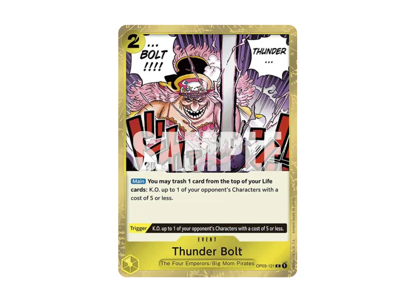 Thunder Bolt C : Pirate Flag Foil [OP03-121] [EN] (Premium Booster "ONE PIECE CARD THE BEST")