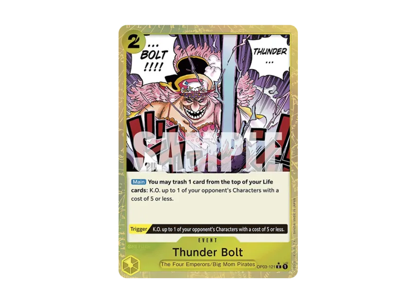 Thunder Bolt C : Full Art [OP03-121] [EN] (Premium Booster "ONE PIECE CARD THE BEST")