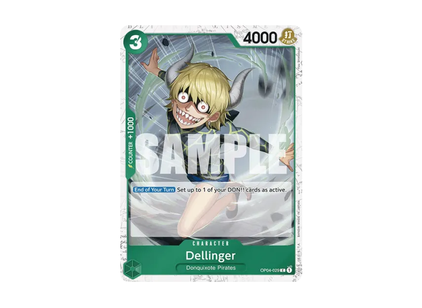 Dellinger C : Pirate Flag Foil [OP04-029] [EN] (Premium Booster "ONE PIECE CARD THE BEST")