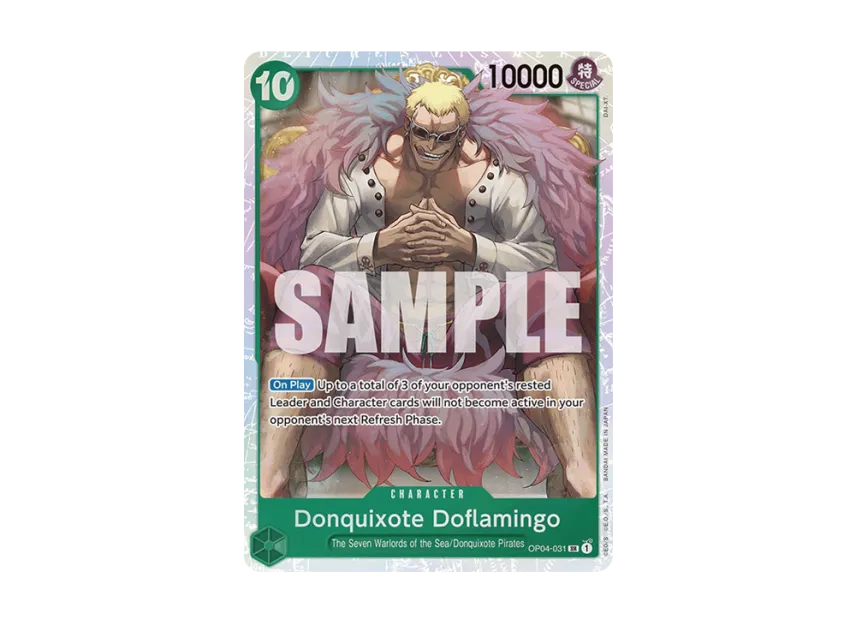 Donquixote Doflamingo SR [OP04-031] [EN] (Premium Booster "ONE PIECE CARD THE BEST")