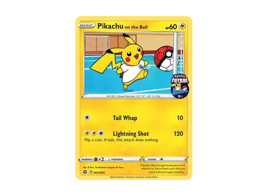 Pikachu on the Ball [005-PROMOTIONAL-CARD 001/005] (Promotional Card)