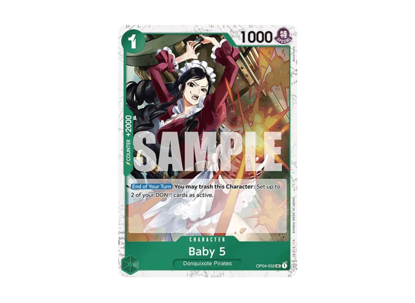 Baby 5 UC : Pirate Flag Foil [OP04-032] [EN] (Premium Booster "ONE PIECE CARD THE BEST")