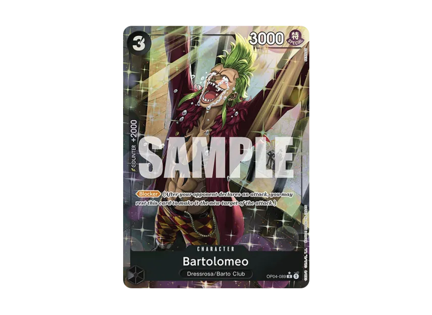 Bartolomeo R-P [OP04-089] [EN] (Premium Booster "ONE PIECE CARD THE BEST")