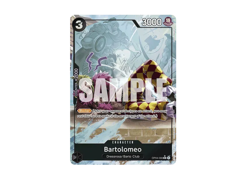 Bartolomeo R : Full Art [OP04-089] [EN] (Premium Booster "ONE PIECE CARD THE BEST")