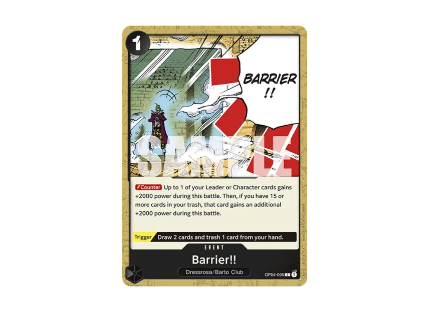 Barrier!! C [OP04-095] [EN] (Premium Booster "ONE PIECE CARD THE BEST")