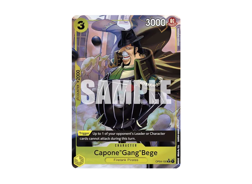 Capone"Gang"Bege R : Full Art [OP04-100] [EN] (Premium Booster "ONE PIECE CARD THE BEST")