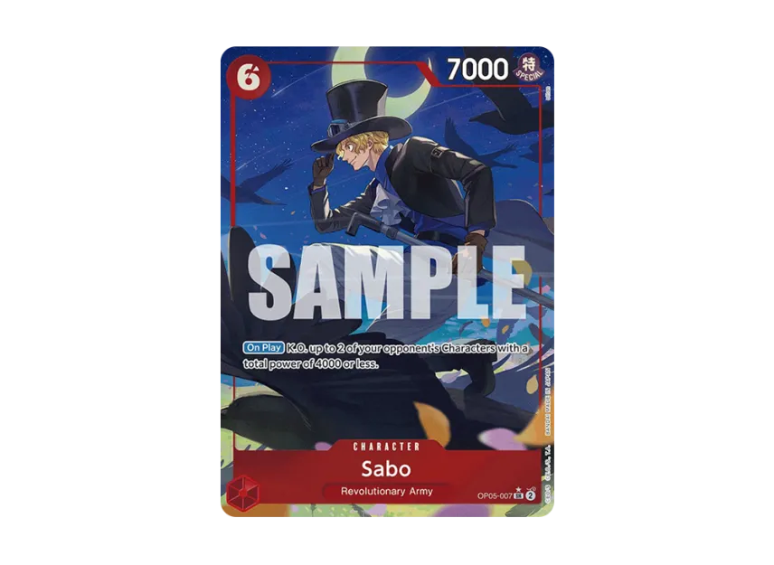 Sabo SR-P [OP05-007] [EN] (Premium Booster "ONE PIECE CARD THE BEST")