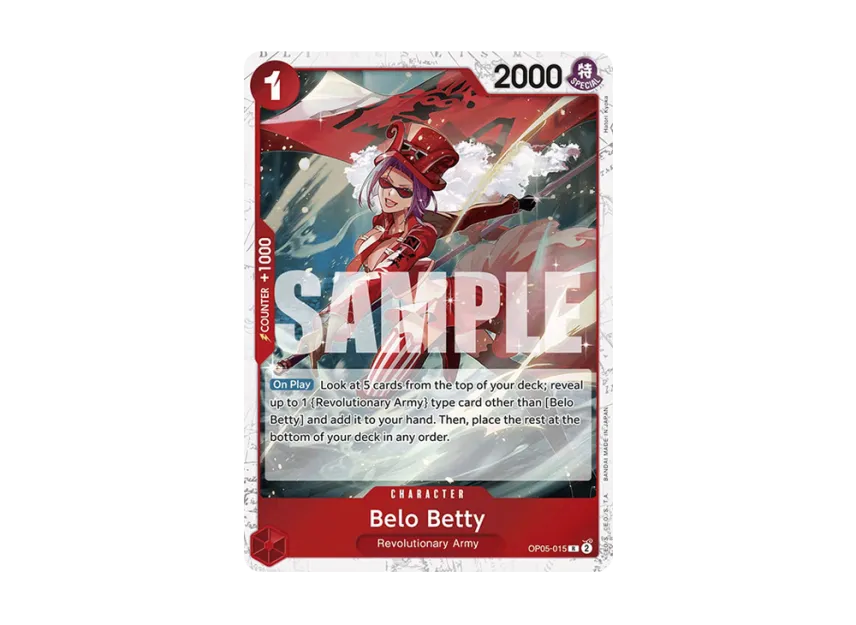 Belo Betty R : Pirate Flag Foil [OP05-015] [EN] (Premium Booster "ONE PIECE CARD THE BEST")