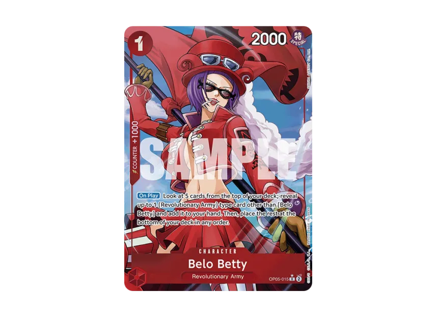 Belo Betty R-P [OP05-015] [EN] (Premium Booster "ONE PIECE CARD THE BEST")