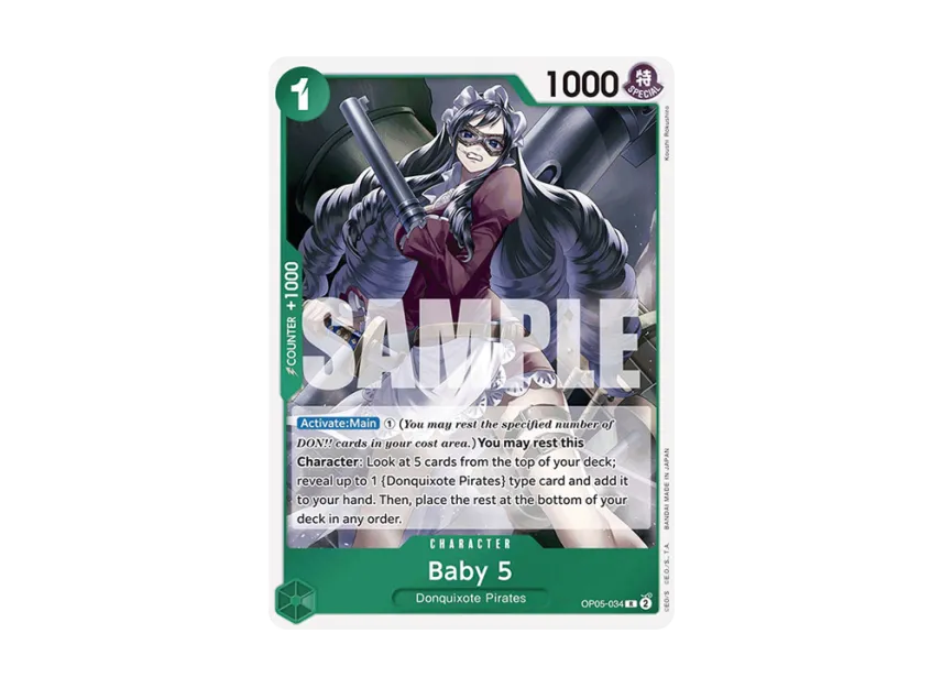Baby 5 R [OP05-034] [EN] (Premium Booster "ONE PIECE CARD THE BEST")