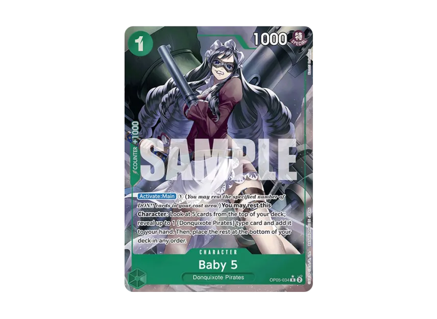 Baby 5 R : Full Art [OP05-034] [EN] (Premium Booster "ONE PIECE CARD THE BEST")