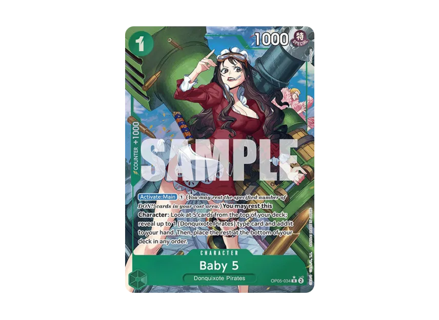 Baby 5 R-P [OP05-034] [EN] (Premium Booster "ONE PIECE CARD THE BEST")