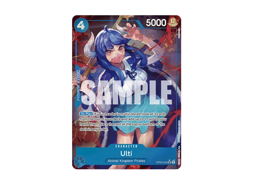 Ulti SR-P [OP05-043] [EN] (Premium Booster "ONE PIECE CARD THE BEST")