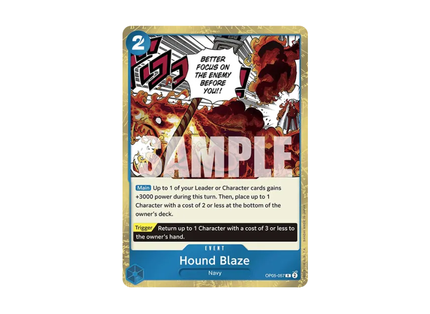 Hound Blaze R [OP05-057] [EN] (Premium Booster "ONE PIECE CARD THE BEST")