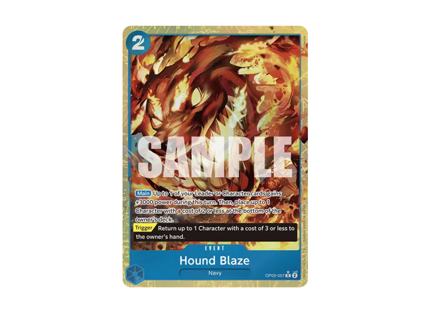 Hound Blaze R-P [OP05-057] [EN] (Premium Booster "ONE PIECE CARD THE BEST")