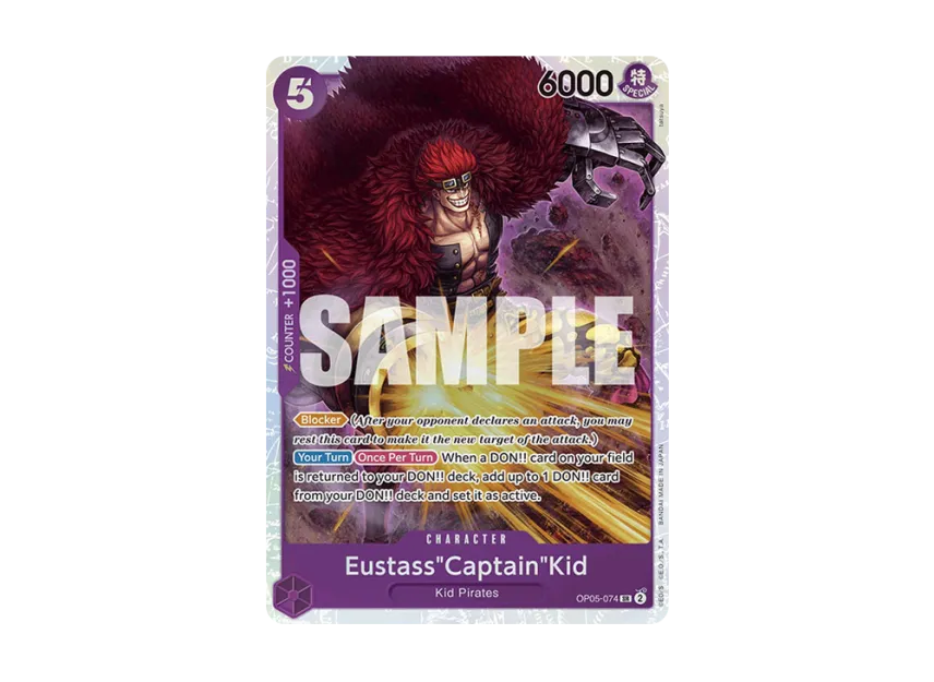 Eustass"Captain"Kid SR [OP05-074] [EN] (Premium Booster "ONE PIECE CARD THE BEST")