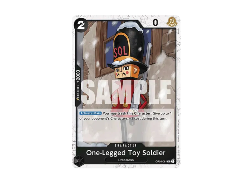 One-Legged Toy Soldier UC : Pirate Flag Foil [OP05-081] [EN] (Premium Booster "ONE PIECE CARD THE BEST")