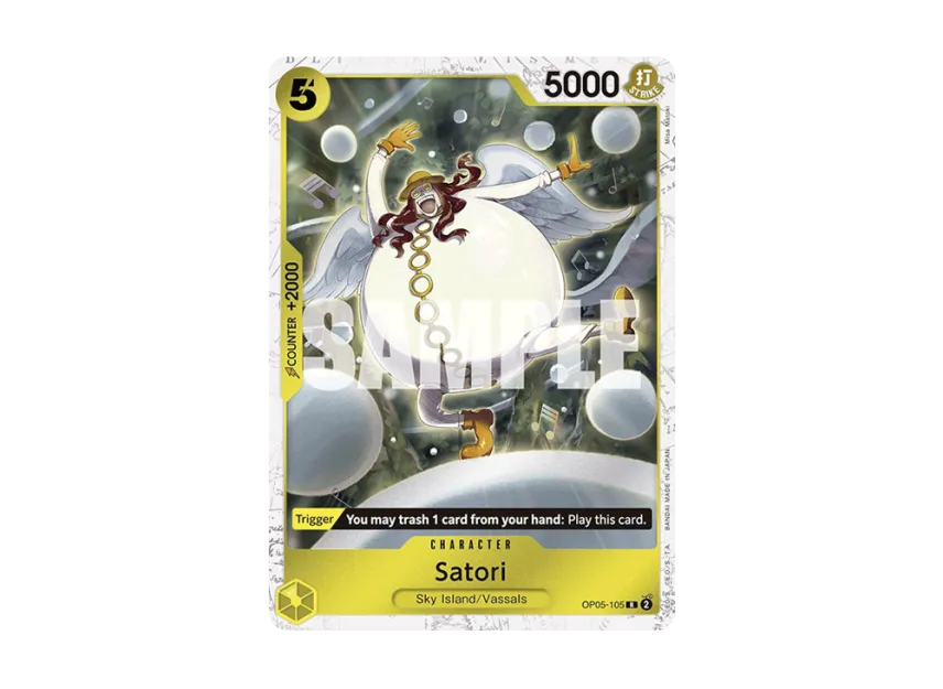Satori R : Pirate Flag Foil [OP05-105] [EN] (Premium Booster "ONE PIECE CARD THE BEST")