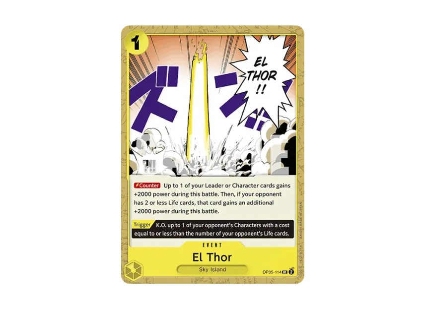 El Thor UC [OP05-114] [EN] (Premium Booster "ONE PIECE CARD THE BEST")