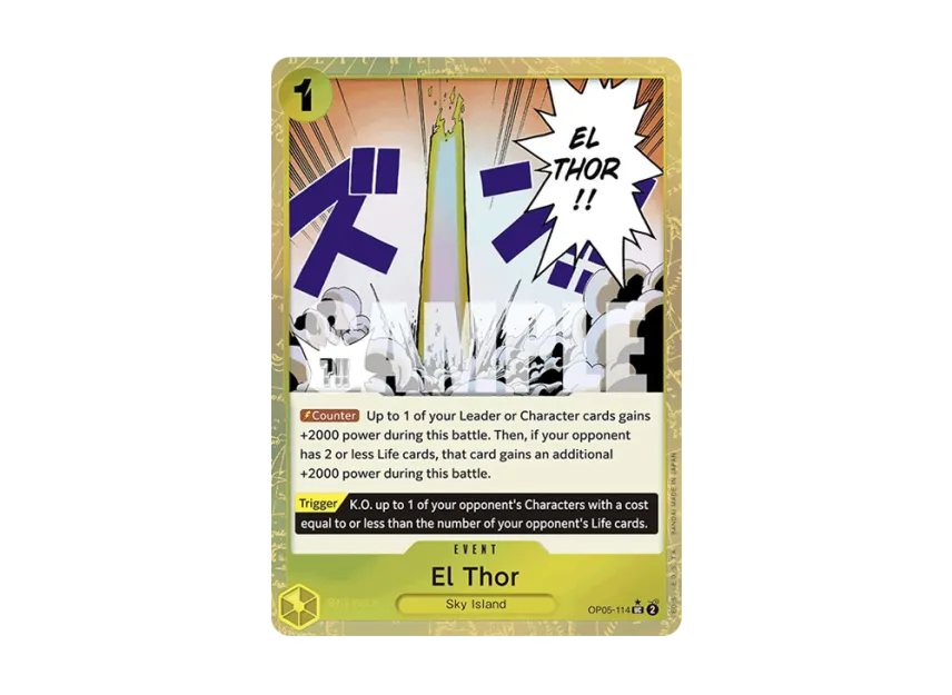El Thor UC : Full Art [OP05-114] [EN] (Premium Booster "ONE PIECE CARD THE BEST")