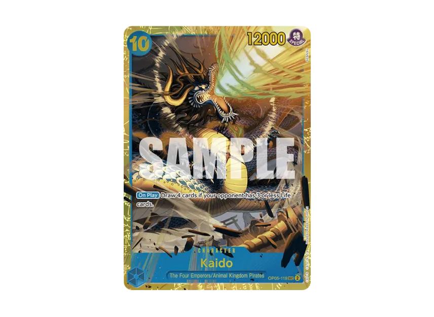 Kaido SEC [OP05-118] [EN] (Premium Booster "ONE PIECE CARD THE BEST")