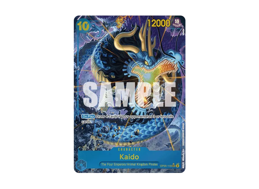 Kaido SEC-P [OP05-118] [EN] (Premium Booster "ONE PIECE CARD THE BEST")