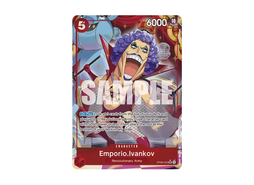 Emporio.Ivankov UC : Full Art [OP06-003] [EN] (Premium Booster "ONE PIECE CARD THE BEST")