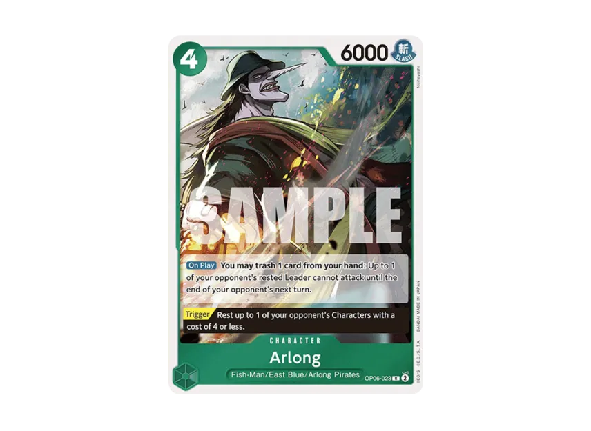 Arlong R [OP06-023] [EN] (Premium Booster "ONE PIECE CARD THE BEST")