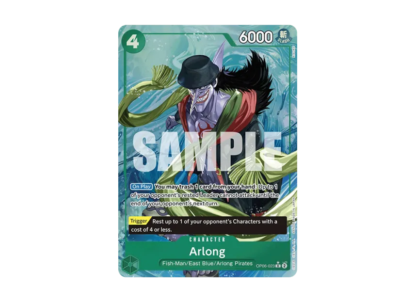 Arlong R-P [OP06-023] [EN] (Premium Booster "ONE PIECE CARD THE BEST")