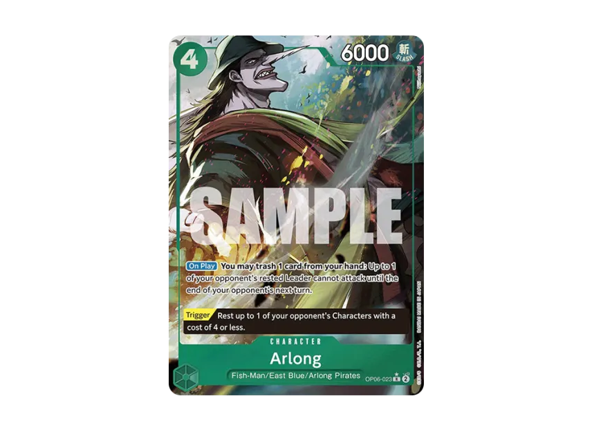 Arlong R : Full Art [OP06-023] [EN] (Premium Booster "ONE PIECE CARD THE BEST")