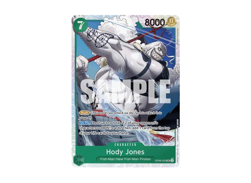 Hody Jones SR [OP06-035] [EN] (Premium Booster "ONE PIECE CARD THE BEST")