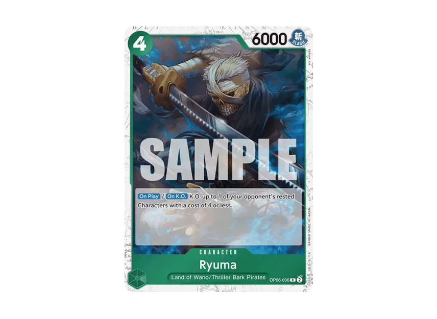 Ryuma R : Pirate Flag Foil [OP06-036] [EN] (Premium Booster "ONE PIECE CARD THE BEST")