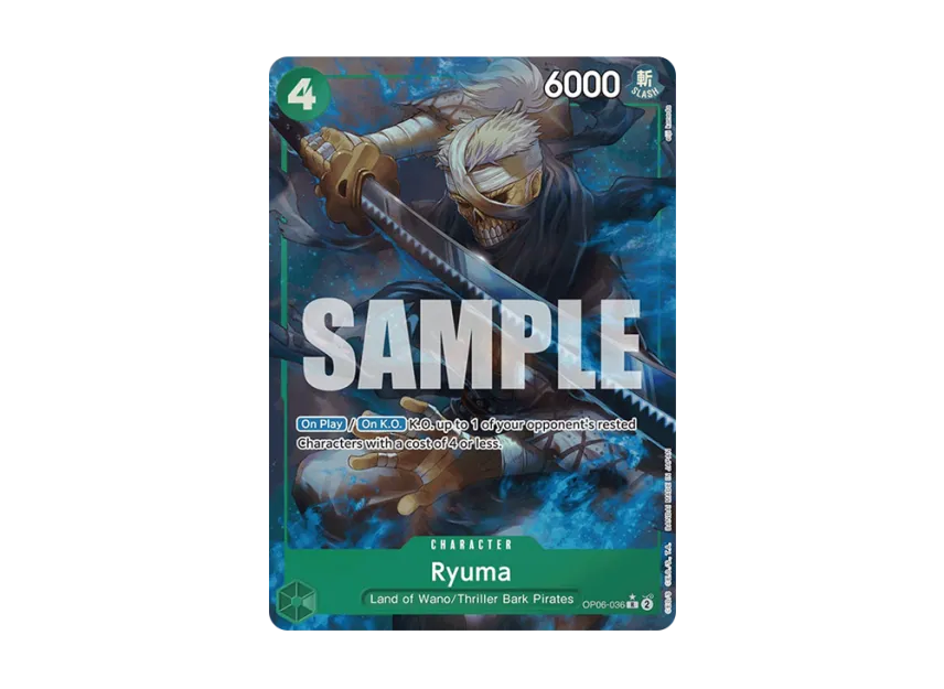 Ryuma R : Full Art [OP06-036] [EN] (Premium Booster "ONE PIECE CARD THE BEST")