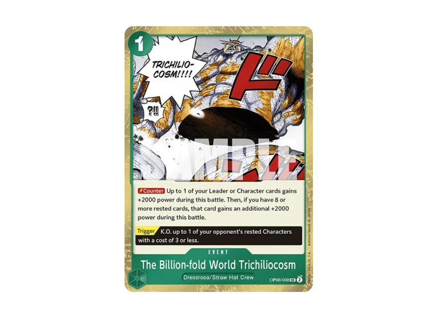 The Billion-fold World Trichiliocosm UC : Pirate Flag Foil [OP06-038] [EN] (Premium Booster "ONE PIECE CARD THE BEST")