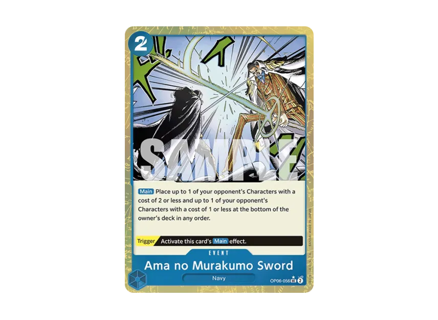 Ama no Murakumo Sword UC : Full Art [OP06-056] [EN] (Premium Booster "ONE PIECE CARD THE BEST")