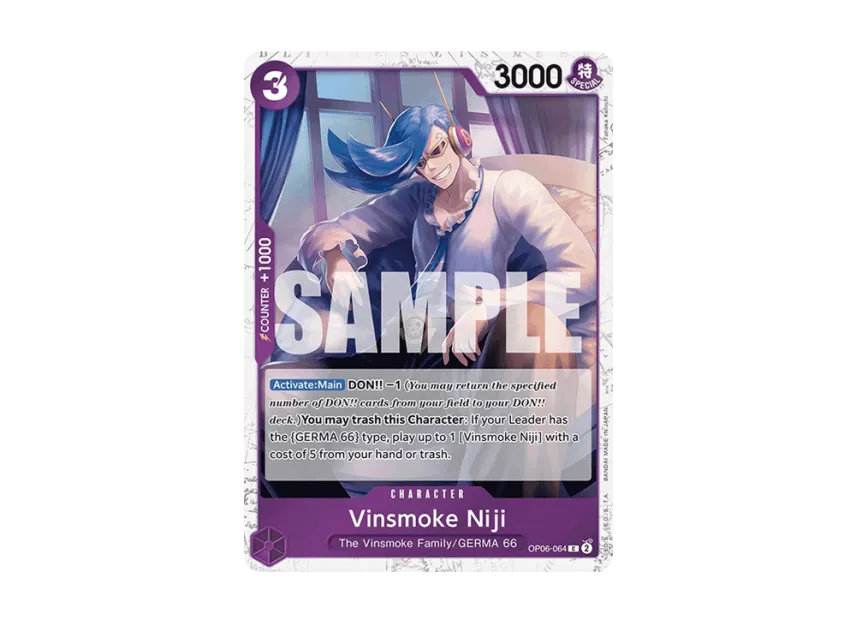 Vinsmoke Niji C : Pirate Flag Foil [OP06-064] [EN] (Premium Booster "ONE PIECE CARD THE BEST")
