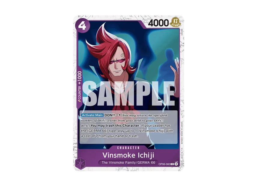 Vinsmoke Ichiji C : Pirate Flag Foil [OP06-060] [EN] (Premium Booster "ONE PIECE CARD THE BEST")