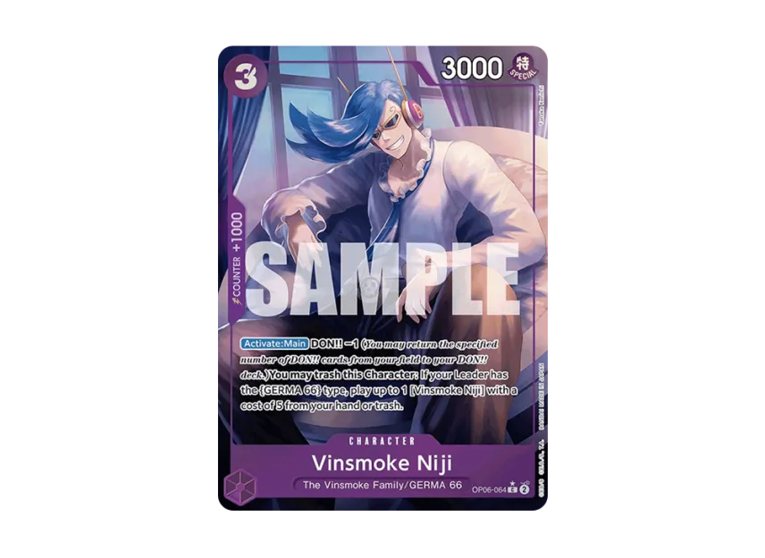 Vinsmoke Niji C : Full Art [OP06-064] [EN] (Premium Booster "ONE PIECE CARD THE BEST")