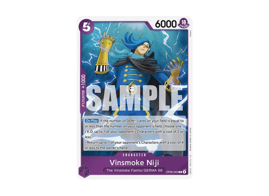Vinsmoke Niji R [OP06-065] [EN] (Premium Booster "ONE PIECE CARD THE BEST")