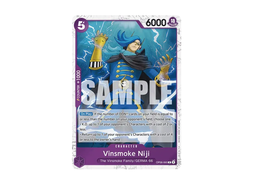 Vinsmoke Niji R : Pirate Flag Foil [OP06-065] [EN] (Premium Booster "ONE PIECE CARD THE BEST")