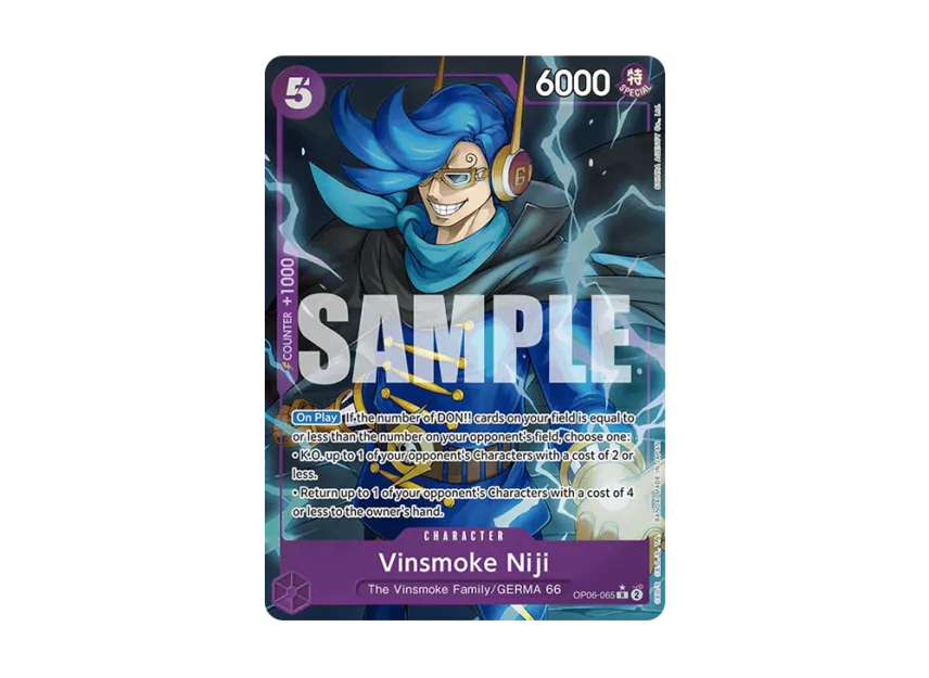 Vinsmoke Niji R-P [OP06-065] [EN] (Premium Booster "ONE PIECE CARD THE BEST")