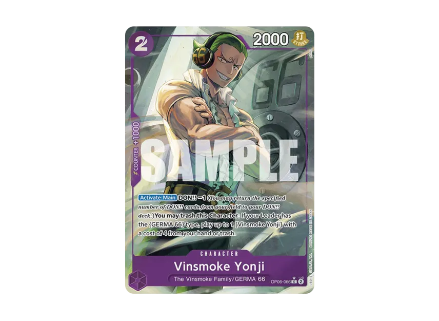 Vinsmoke Yonji C : Full Art [OP06-066] [EN] (Premium Booster "ONE PIECE CARD THE BEST")