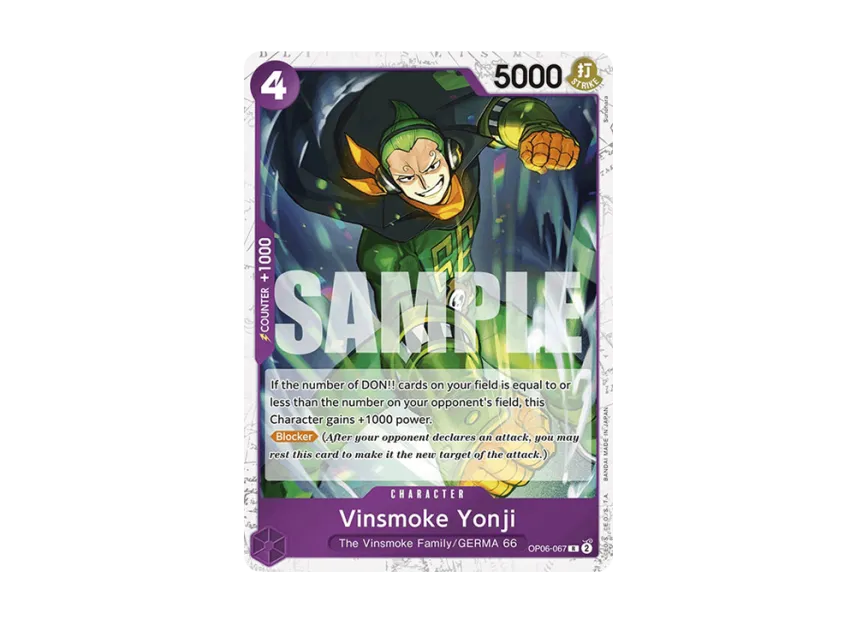 Vinsmoke Yonji R : Pirate Flag Foil [OP06-067] [EN] (Premium Booster "ONE PIECE CARD THE BEST")
