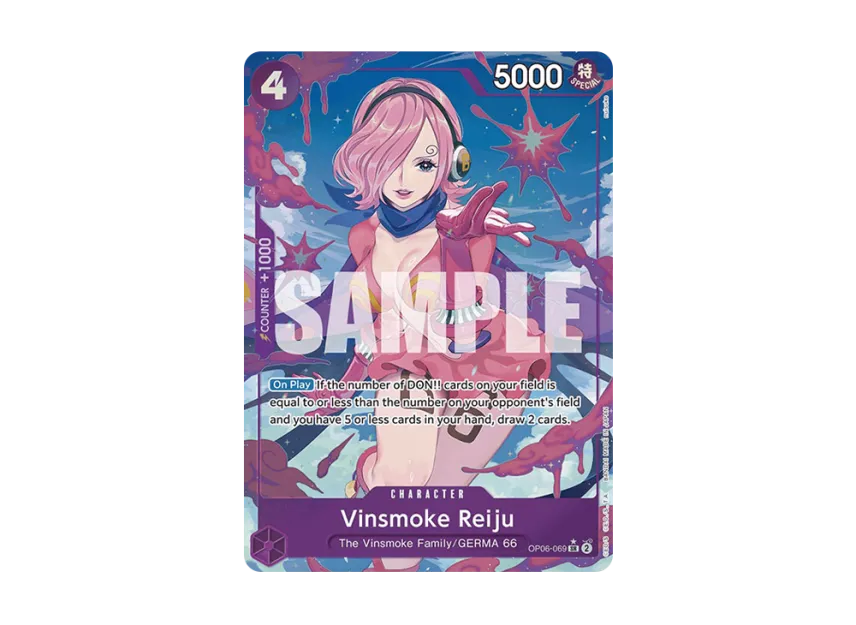 Vinsmoke Reiju SR-P [OP06-069] [EN] (Premium Booster "ONE PIECE CARD THE BEST")