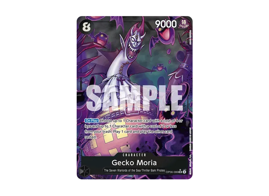Gecko Moria SR-P [OP06-086] [EN] (Premium Booster "ONE PIECE CARD THE BEST")