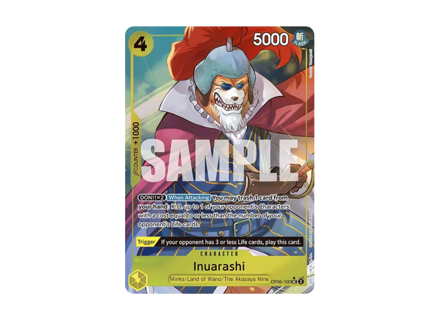 Inuarashi UC : Full Art [OP06-100] [EN] (Premium Booster "ONE PIECE CARD THE BEST")
