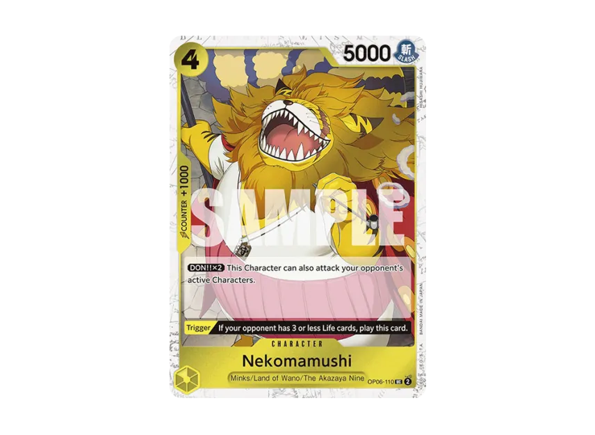 Nekomamushi UC : Pirate Flag Foil [OP06-110] [EN] (Premium Booster "ONE PIECE CARD THE BEST")