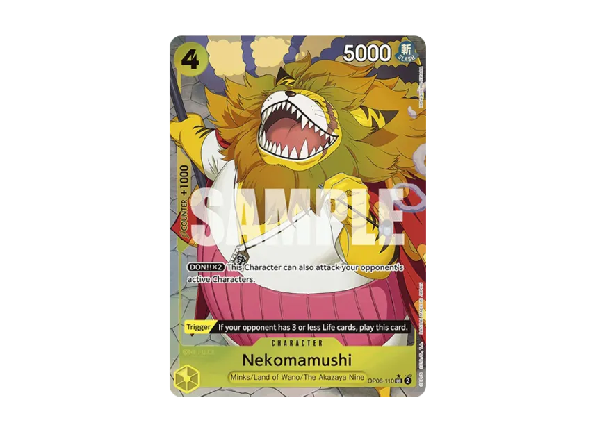 Nekomamushi UC : Full Art [OP06-110] [EN] (Premium Booster "ONE PIECE CARD THE BEST")