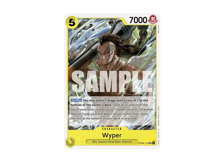 Wyper UC [OP06-114] [EN] (Premium Booster "ONE PIECE CARD THE BEST")